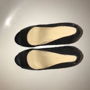 Black Calvin Klein wedges!